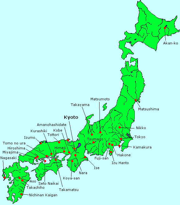 Map of Japan